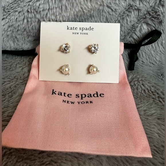 kate spade Jewelry - NEW Kate Spade Set of Two Stud Earrings